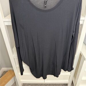 Women's Black Athleta Long Sleeve Top. Size L.